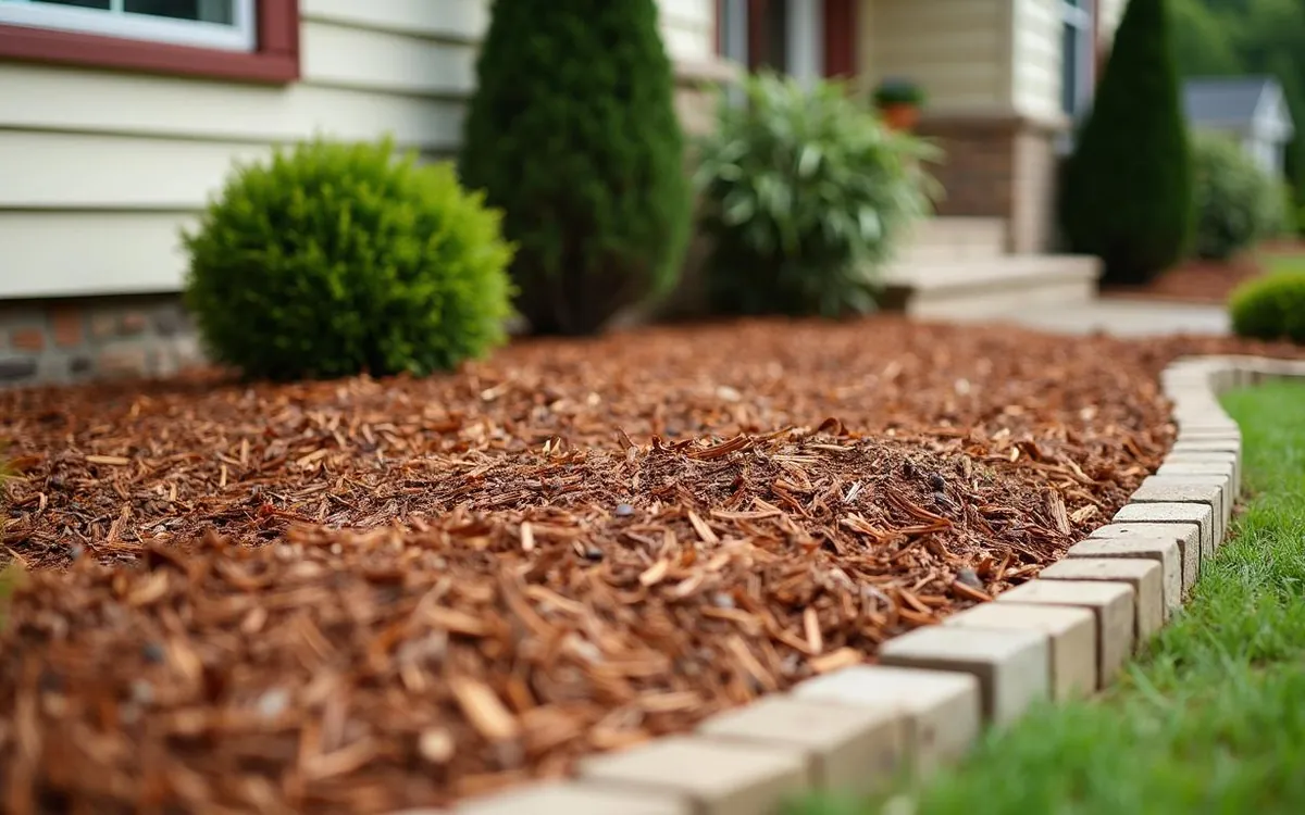 Mulch installation in Crescent Hill
