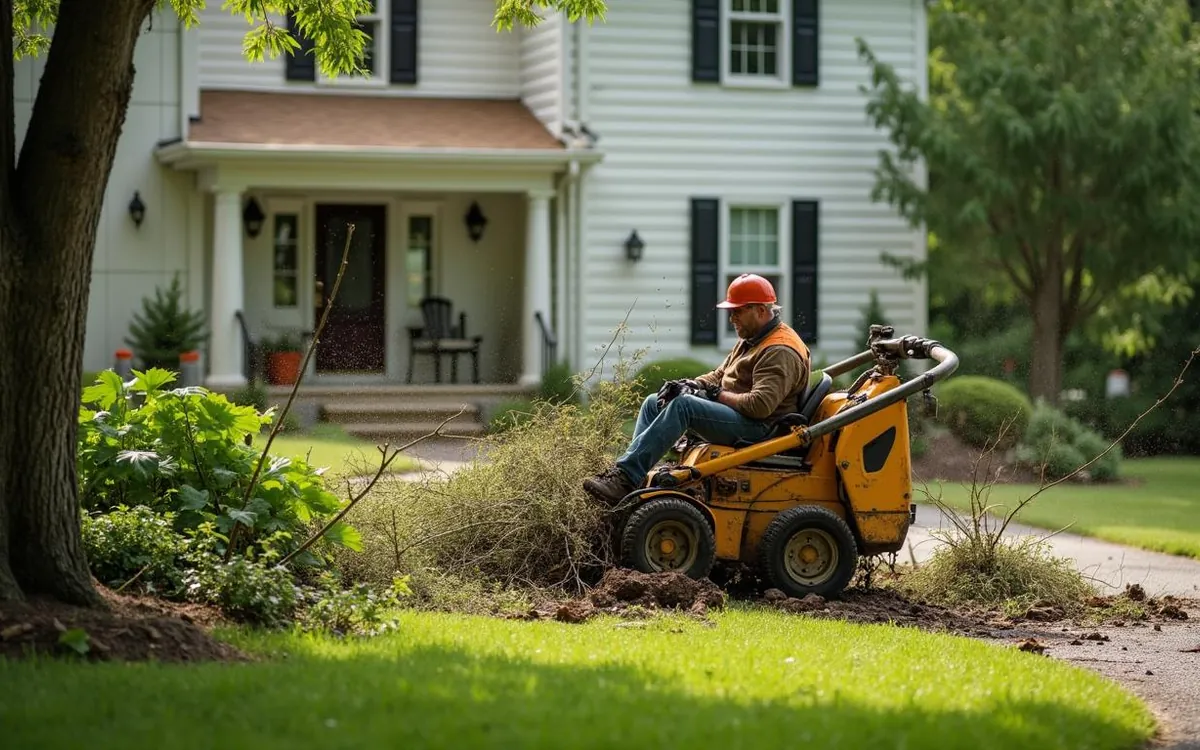 Storm cleanup in Anchorage, KY