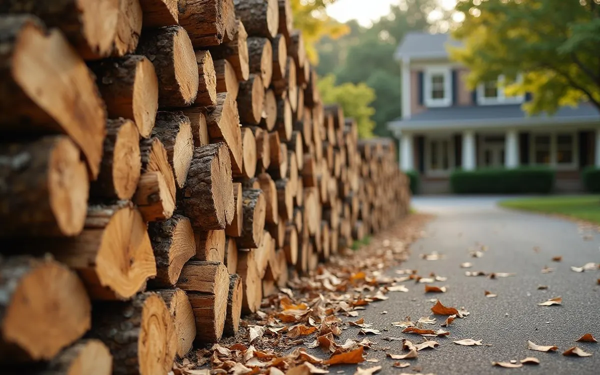 Seasoned firewood delivered to a Prospect, KY home